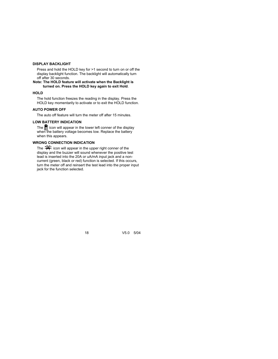 Extech Instruments 470 User Manual | Page 18 / 21