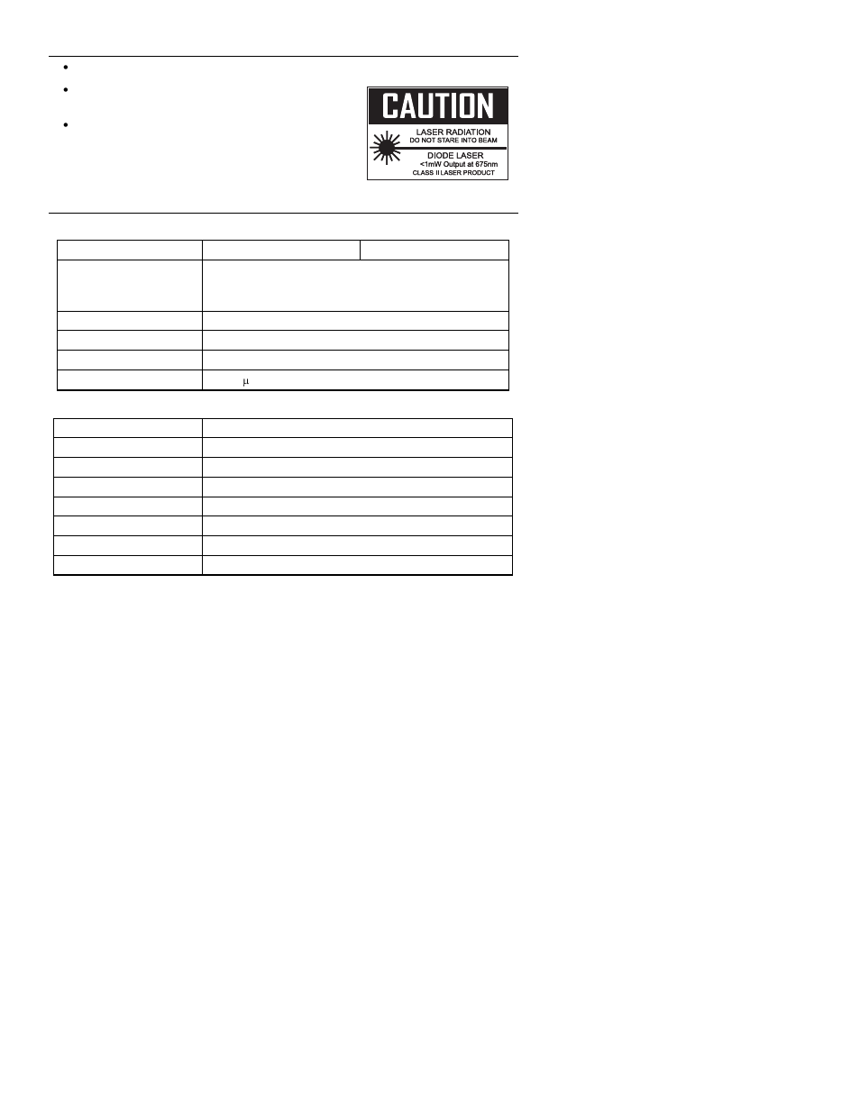 Extech Instruments LASER POINTER 42530 User Manual | Page 2 / 4