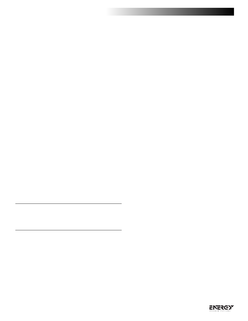 Feinabstimmung, Pflege der boxen | Energy Speaker Systems C-50 User Manual | Page 16 / 36