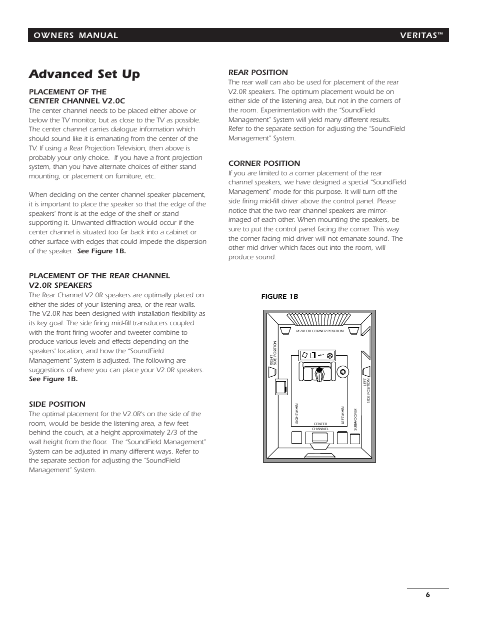 Advanced set up | Energy Speaker Systems 7AI User Manual | Page 5 / 69