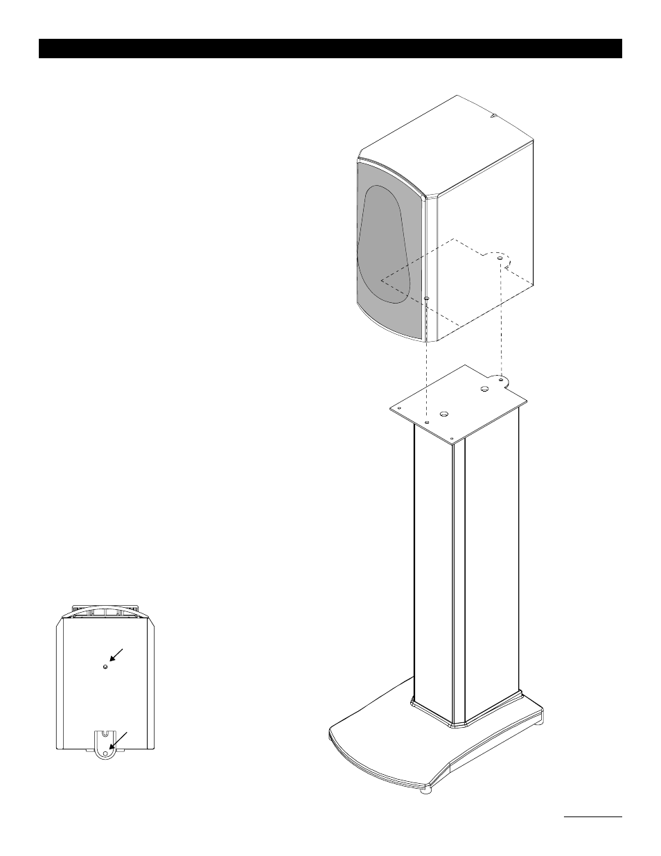 Proper usage of the veritas, Stand for v2.1 and v2.2 models | Energy Speaker Systems V2.3 User Manual | Page 6 / 14