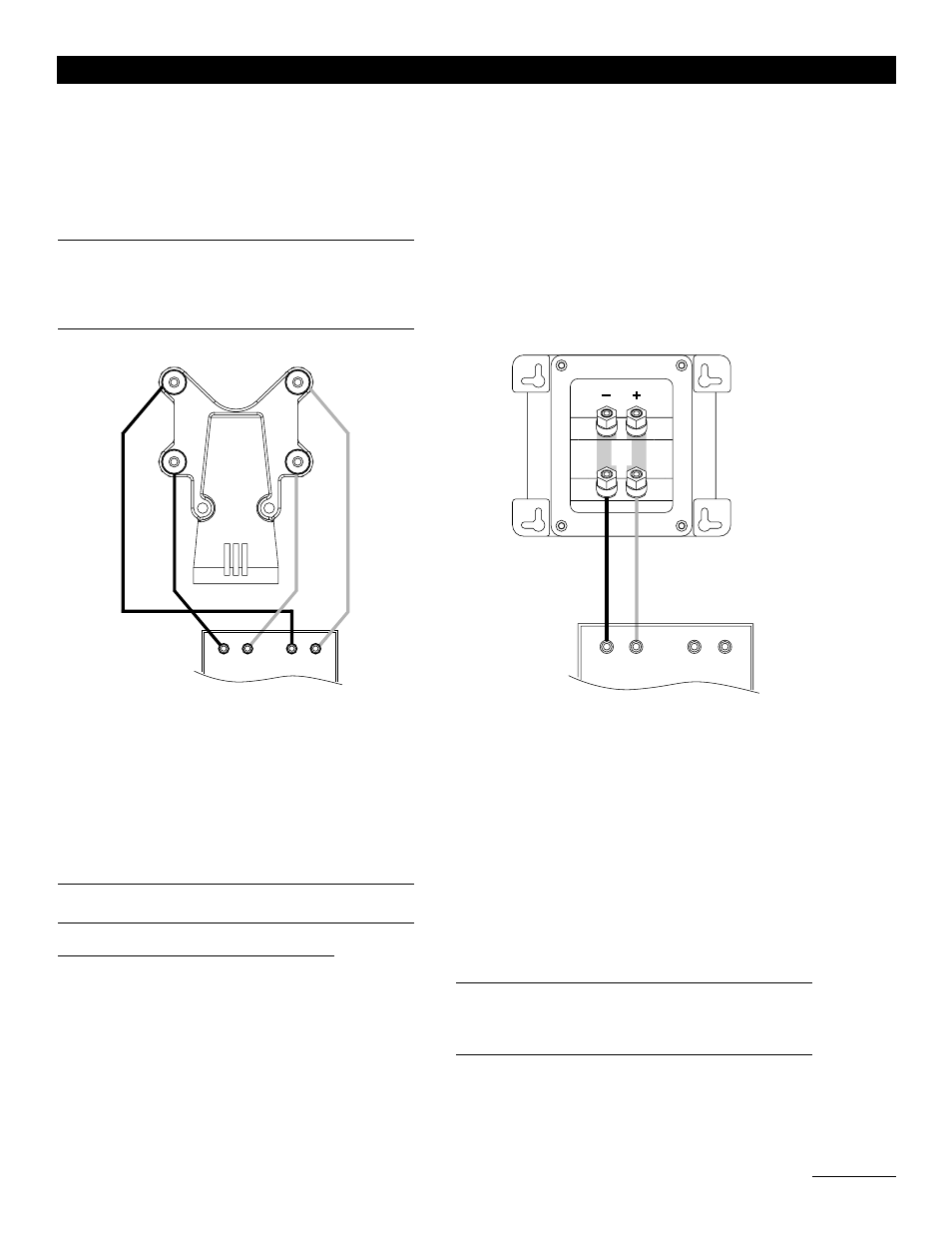 Connecting the veritas, 0r rear channel surround speaker | Energy Speaker Systems V2.3 User Manual | Page 8 / 14