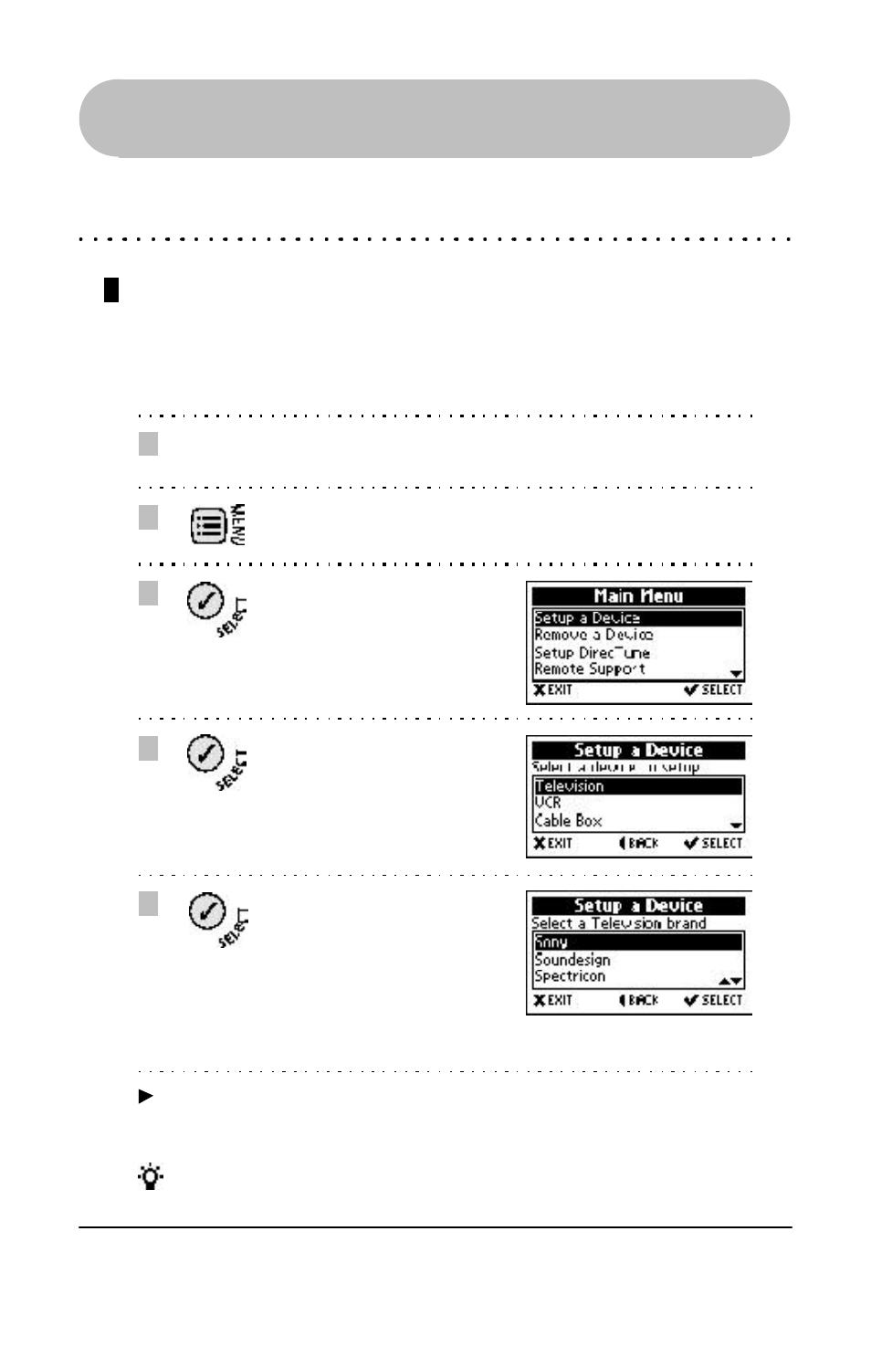 Getting started, Setup remote control, Setup a tv | Evolve Communications RD5000 User Manual | Page 14 / 76