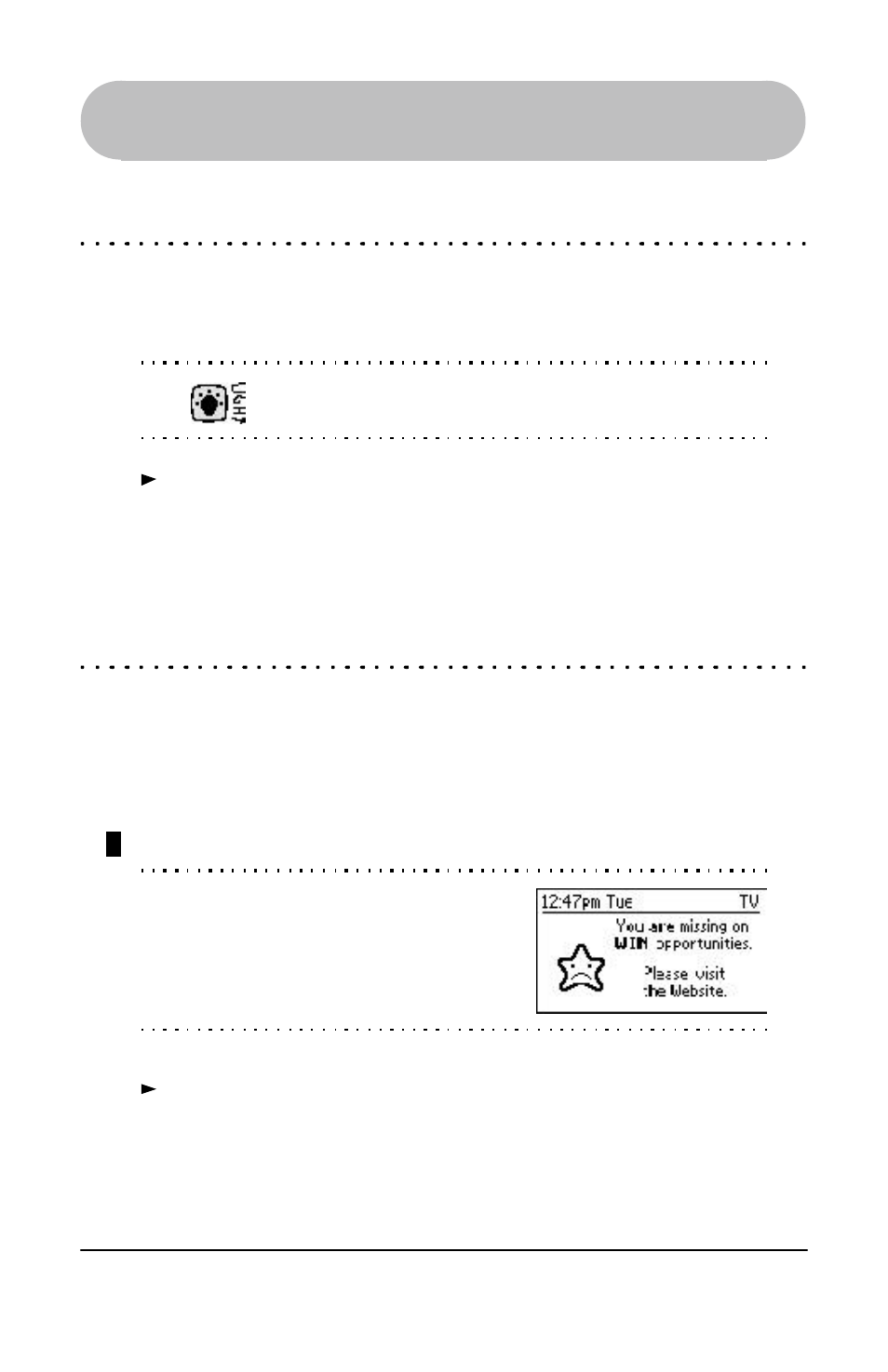 Using the remote, Using the light key, Promo screens | Informational | Evolve Communications RD5000 User Manual | Page 46 / 76