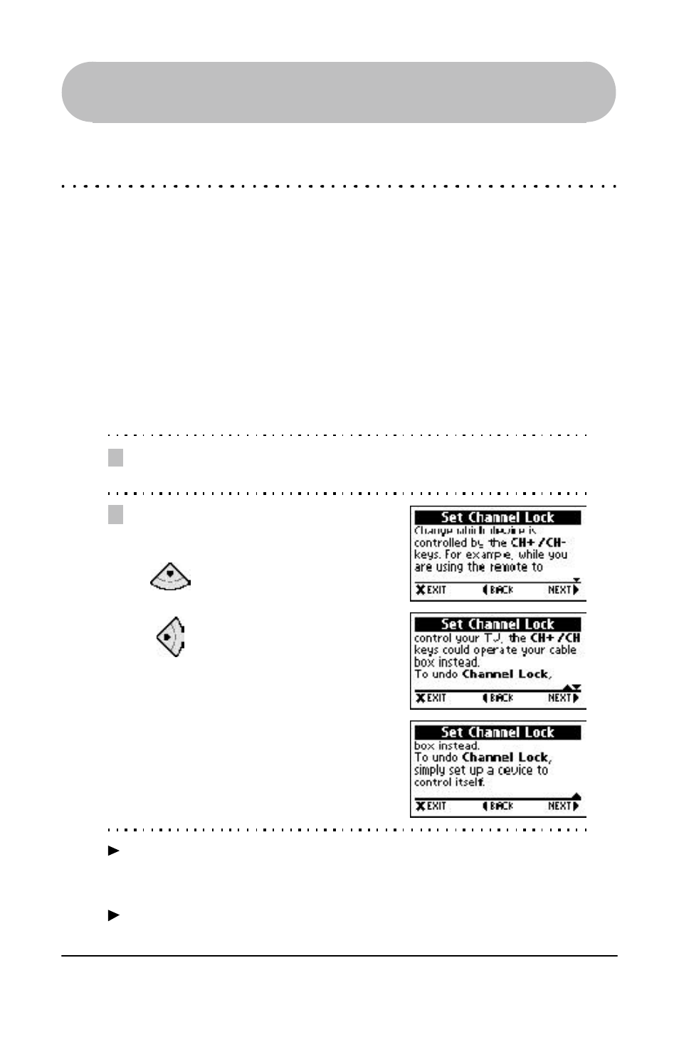 Advanced settings, Add or clear channel lock | Evolve Communications RD5000 User Manual | Page 58 / 76