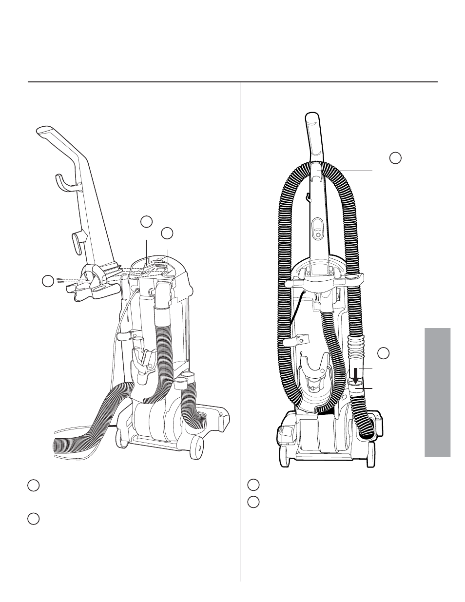 Attach hose, Attach handle | Eureka 5739 User Manual | Page 7 / 20