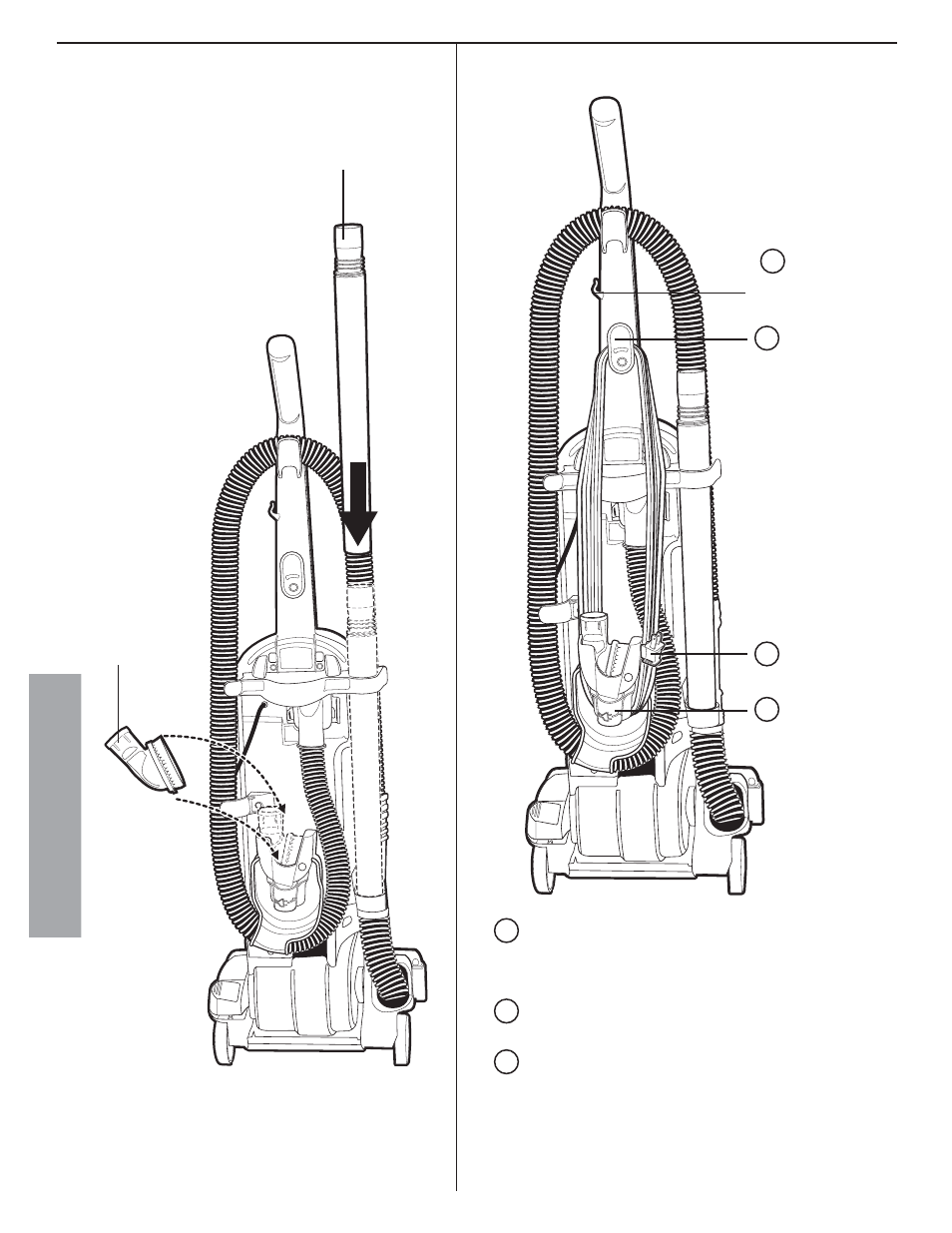 Store electrical cord store hose and accessories | Eureka 5739 User Manual | Page 8 / 20