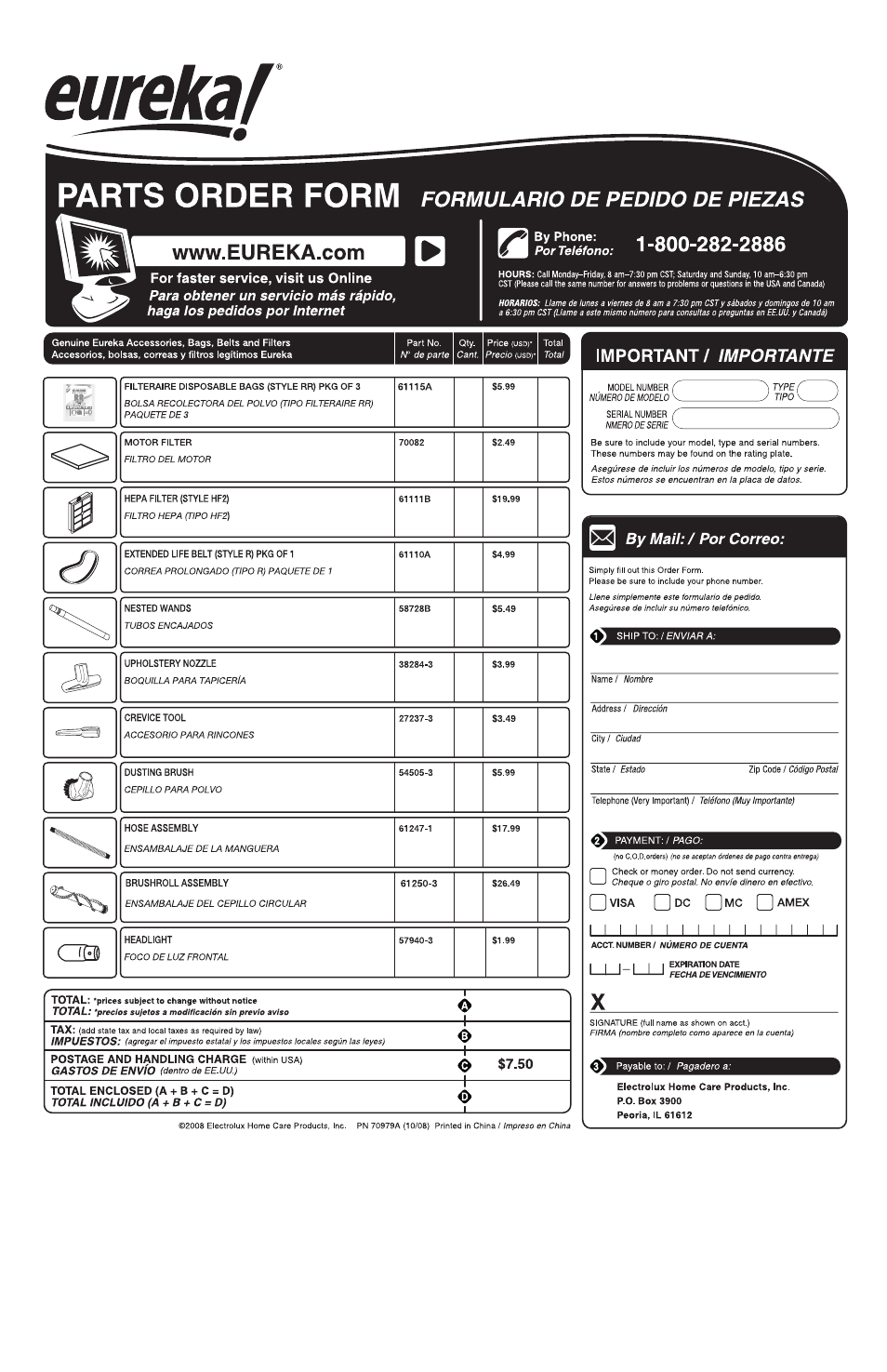 Eureka 4870 Series User Manual | Page 24 / 24