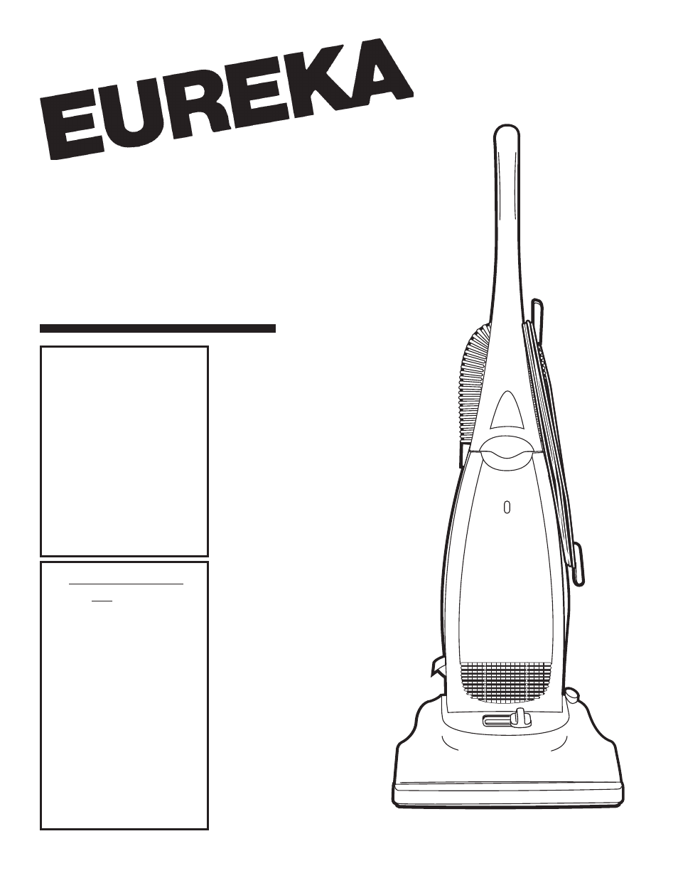 Eureka 2290 User Manual | 20 pages