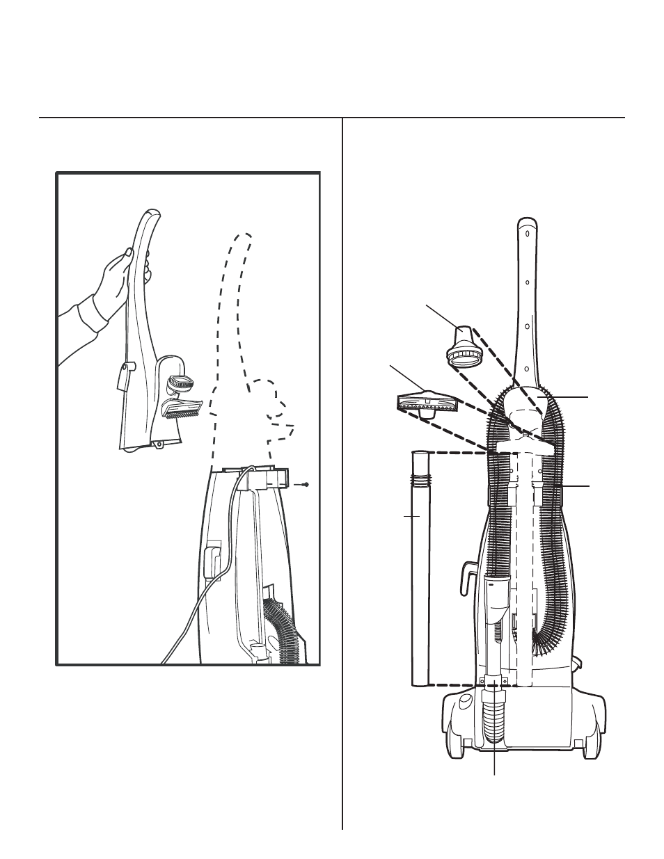 How to assemble, Step a attach handle, Step b store hose and accessories | Eureka 2290 User Manual | Page 5 / 20