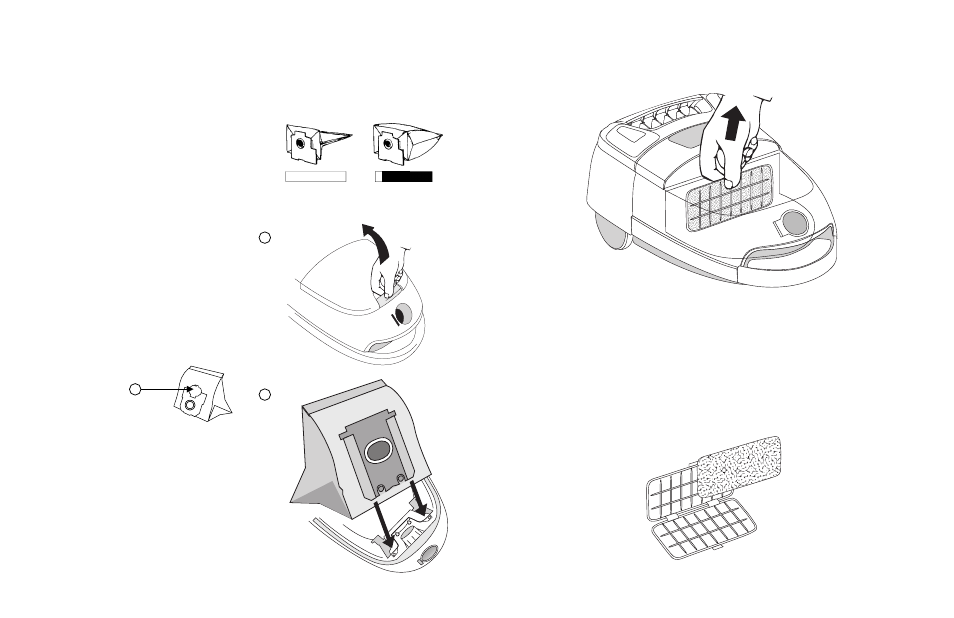 Filters, Motor filter, How to maintain | How to change disposable dust bag | Eureka 6998 Series User Manual | Page 10 / 10