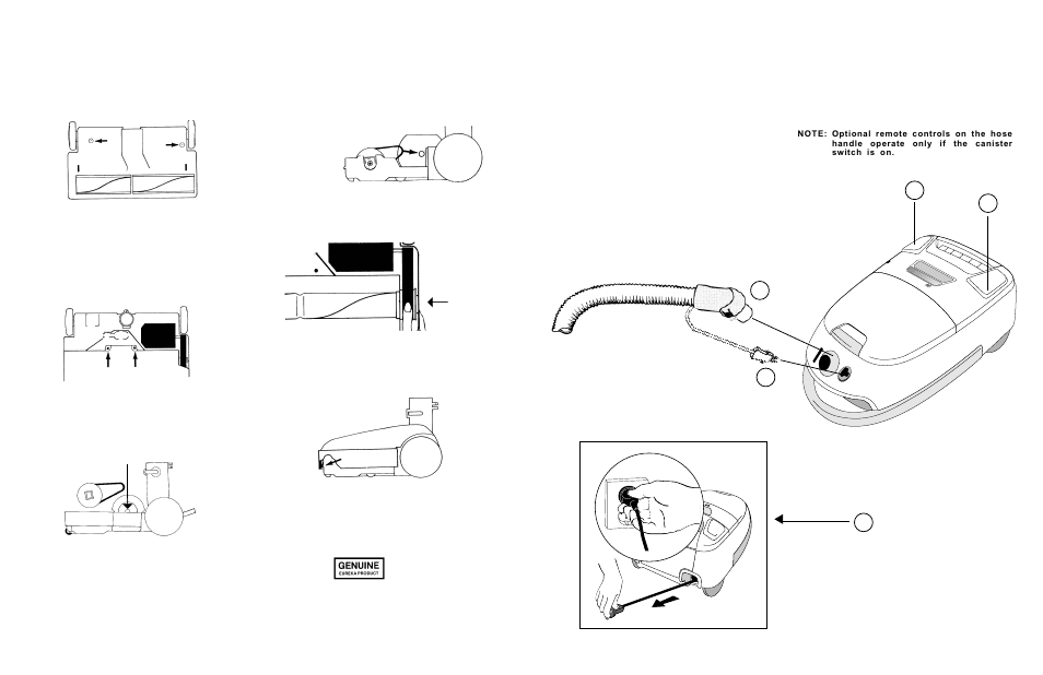 How to replace worn belt or light bulb | Eureka 6998 Series User Manual | Page 7 / 10