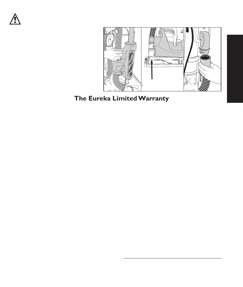 Eng l ish, The eureka limited warranty | Eureka 2997-2999 Series User Manual | Page 7 / 8