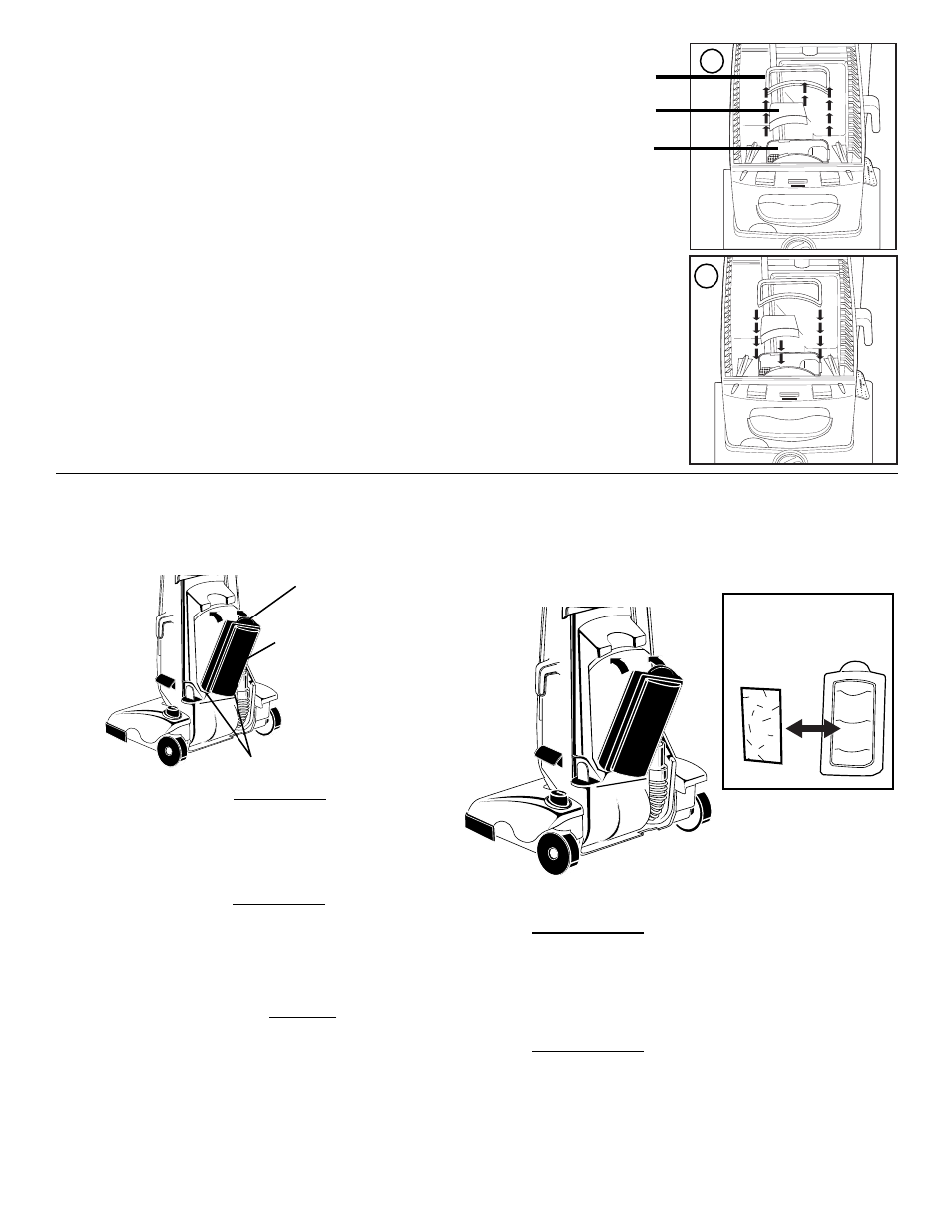 Cartridge, Filter frame, Pre-motor filter | How to maintain, Filters, Hepa cartridge filters, Hepa/micron filters in filter frame | Eureka 4650 User Manual | Page 14 / 20