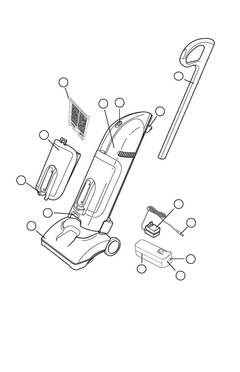 Identify parts | Eureka 570A User Manual | Page 5 / 12