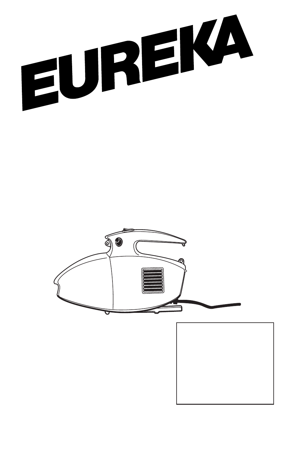 Eureka 59 User Manual | 12 pages