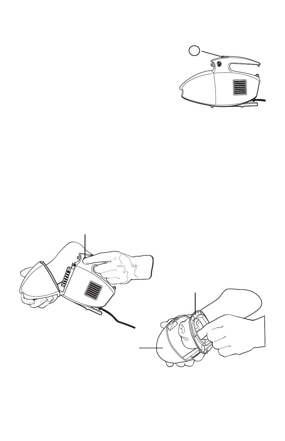 How to operate your hand vac, Changing and cleaning the dust cup filter | Eureka 59 User Manual | Page 6 / 12