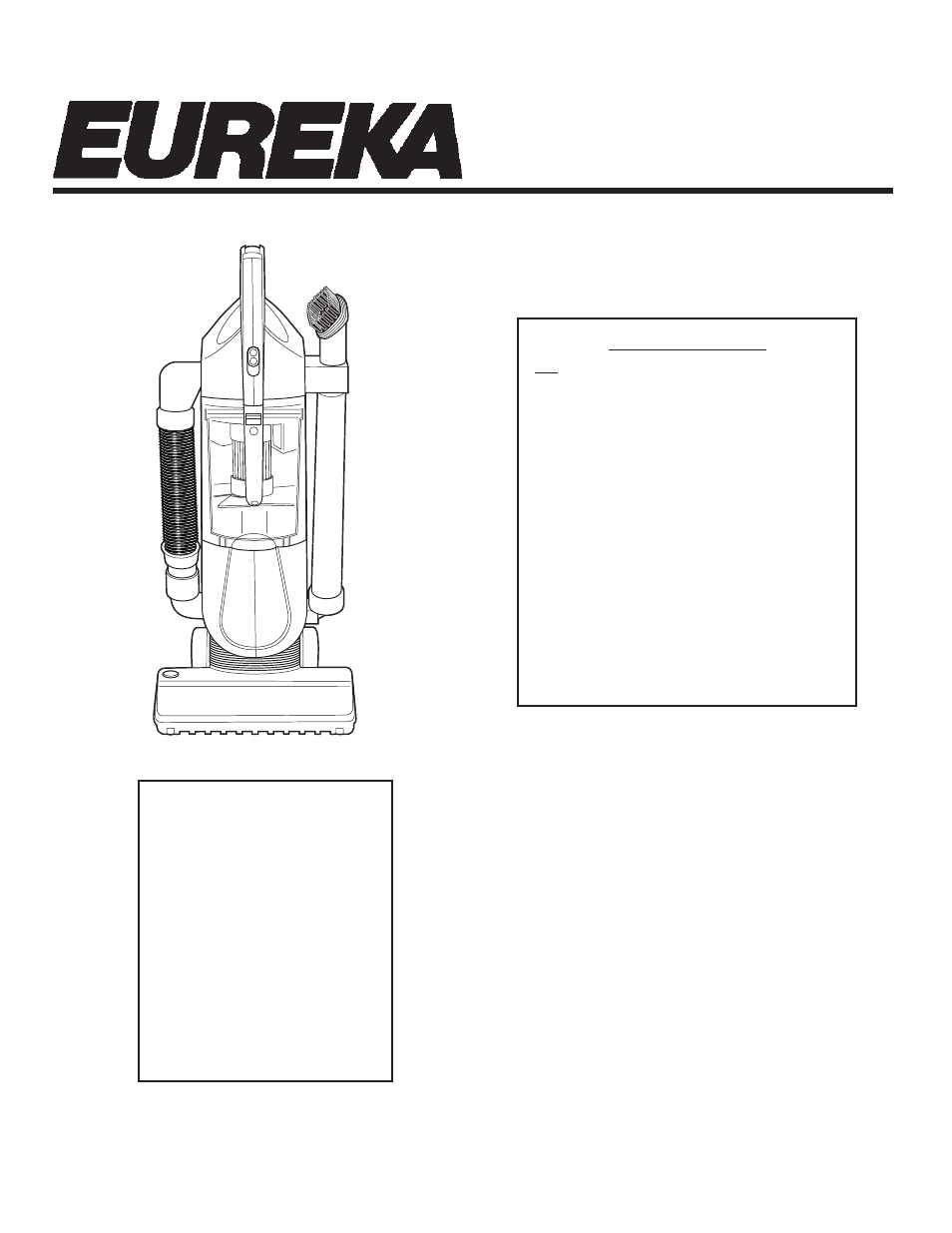 Serie 410, Aspiradora vertical liviana guía del propietario, Importante | Guarde la información siguiente, Índice | Eureka 410 User Manual | Page 6 / 16