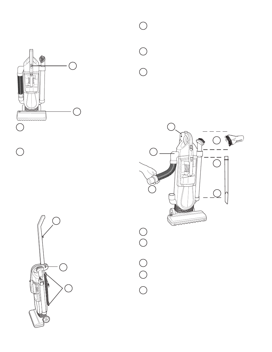 Empleo de los accesorios, Modo de empleo | Eureka 410 User Manual | Page 8 / 16