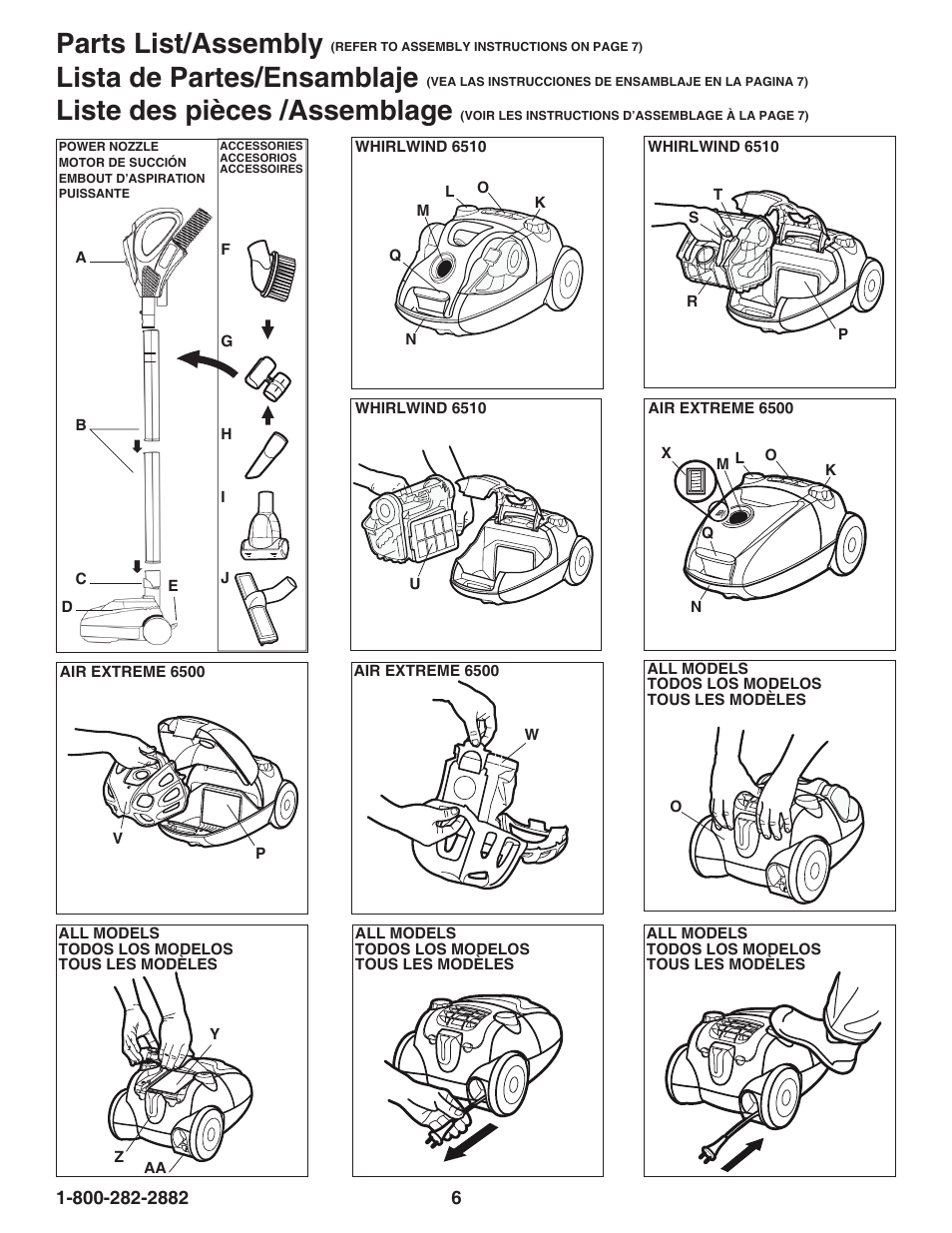 Eureka Air Extreme 6500 User Manual | Page 6 / 22