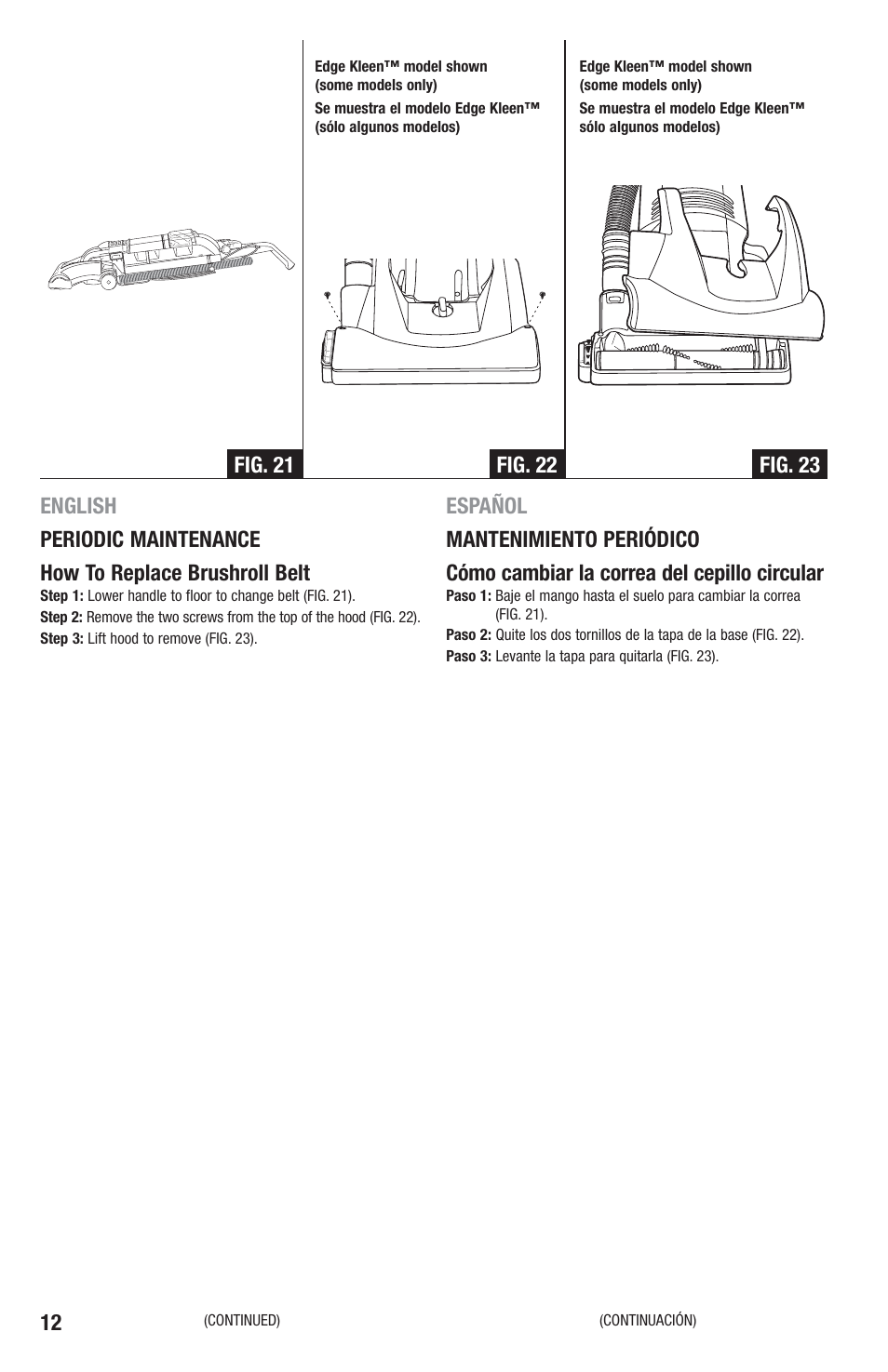 Eureka 2940-2969 Series User Manual | Page 12 / 20