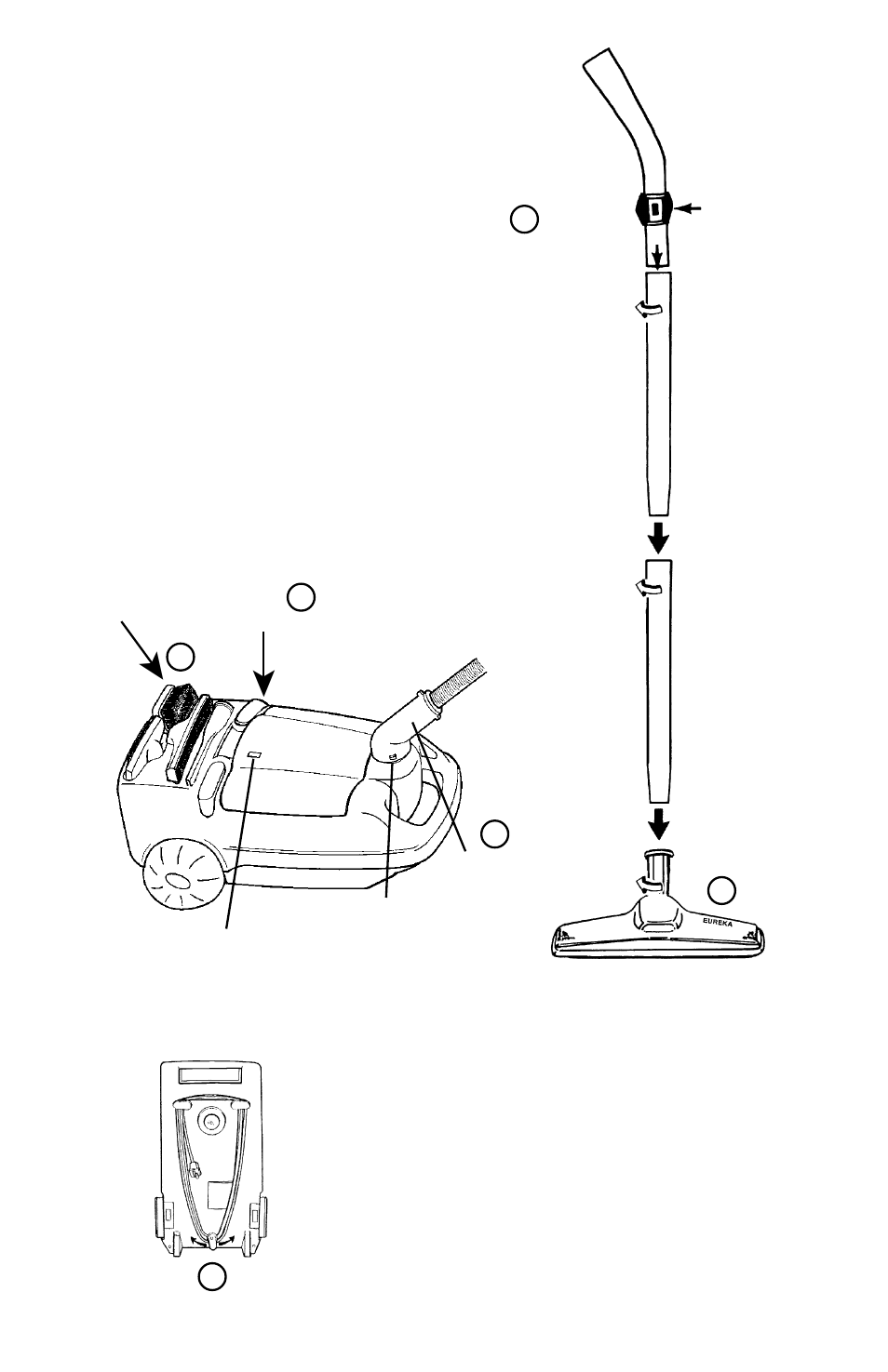 How to assemble and use | Eureka 6700 User Manual | Page 5 / 16