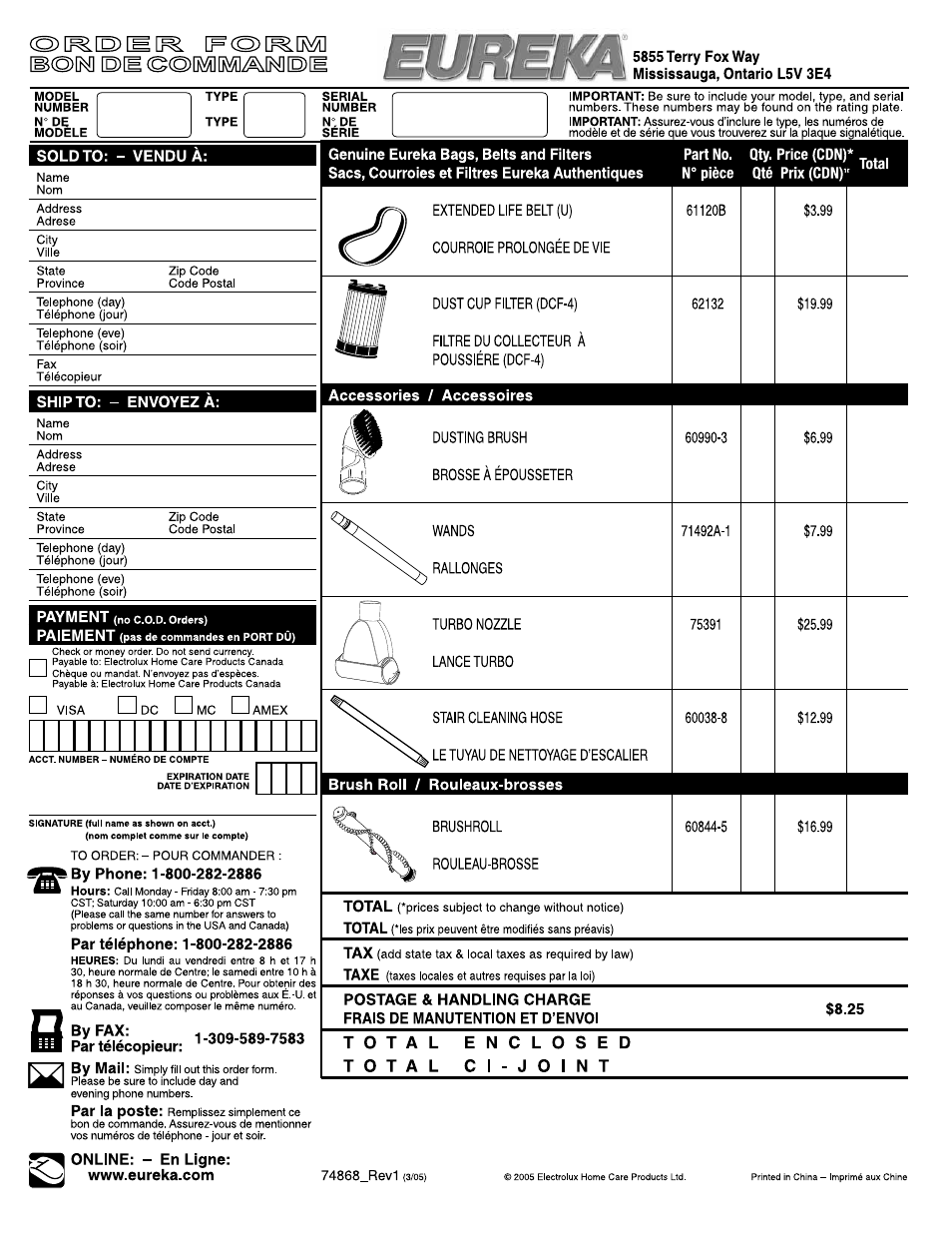 Eureka 4750A User Manual | Page 24 / 31