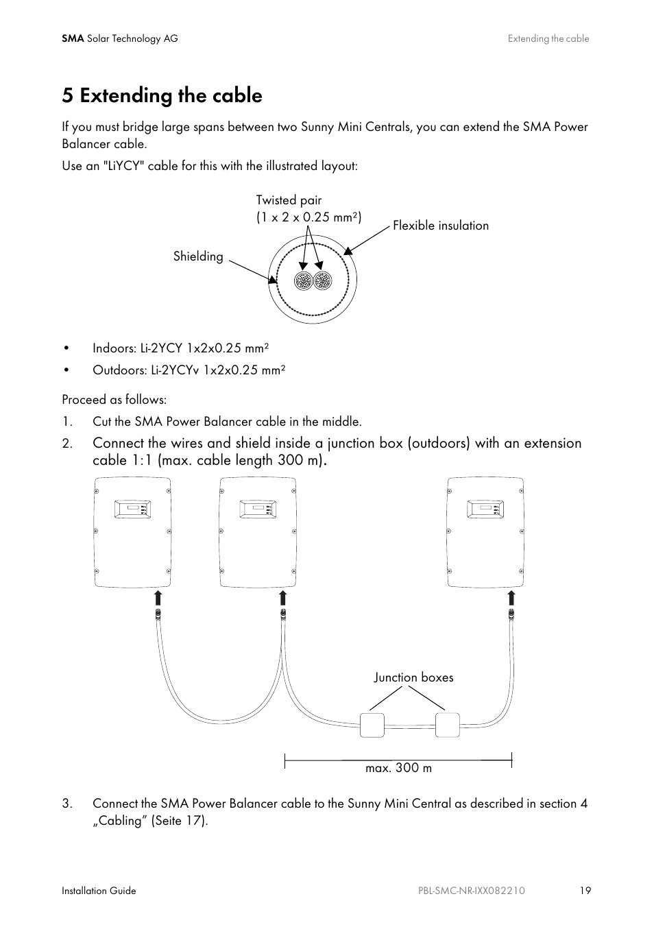 5 extending the cable | Eureka PBL-SMC-10-NR User Manual | Page 19 / 52