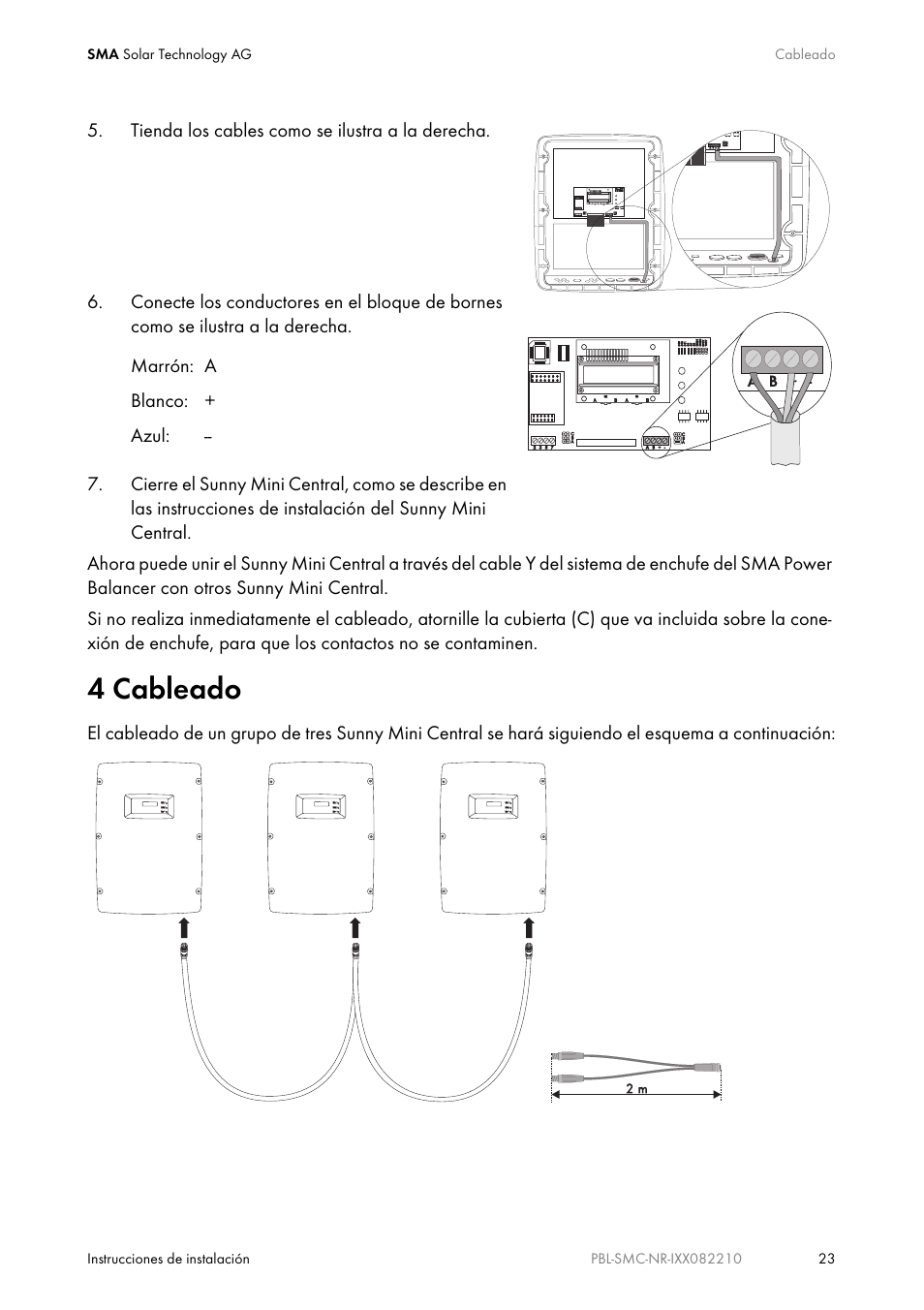 4 cableado | Eureka PBL-SMC-10-NR User Manual | Page 23 / 52