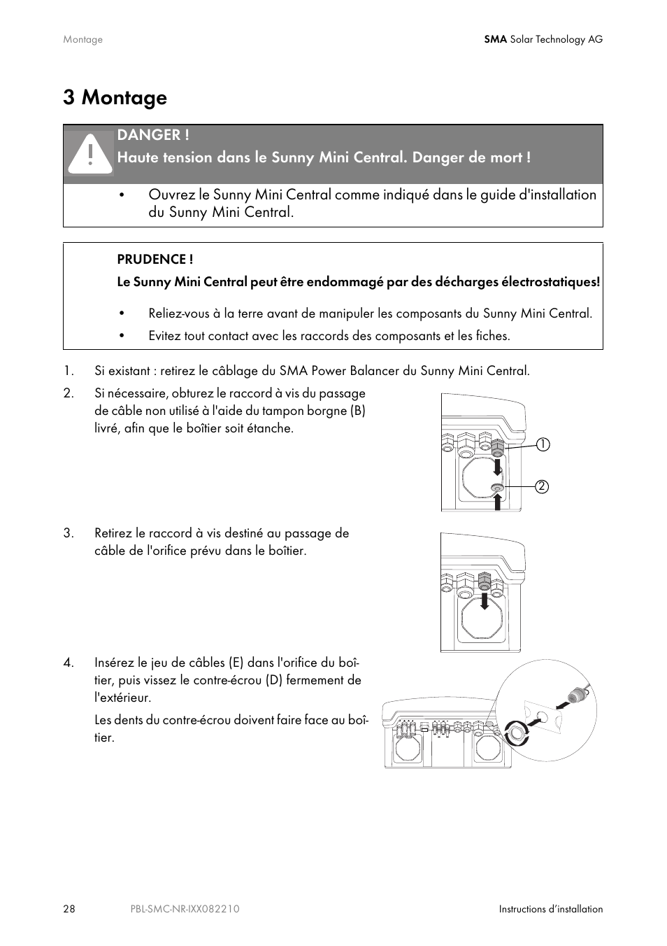 3 montage | Eureka PBL-SMC-10-NR User Manual | Page 28 / 52