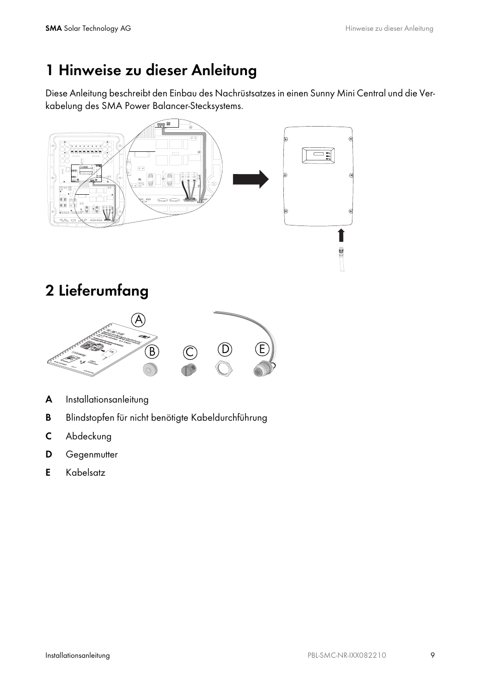 1 hinweise zu dieser anleitung, 2 lieferumfang | Eureka PBL-SMC-10-NR User Manual | Page 9 / 52