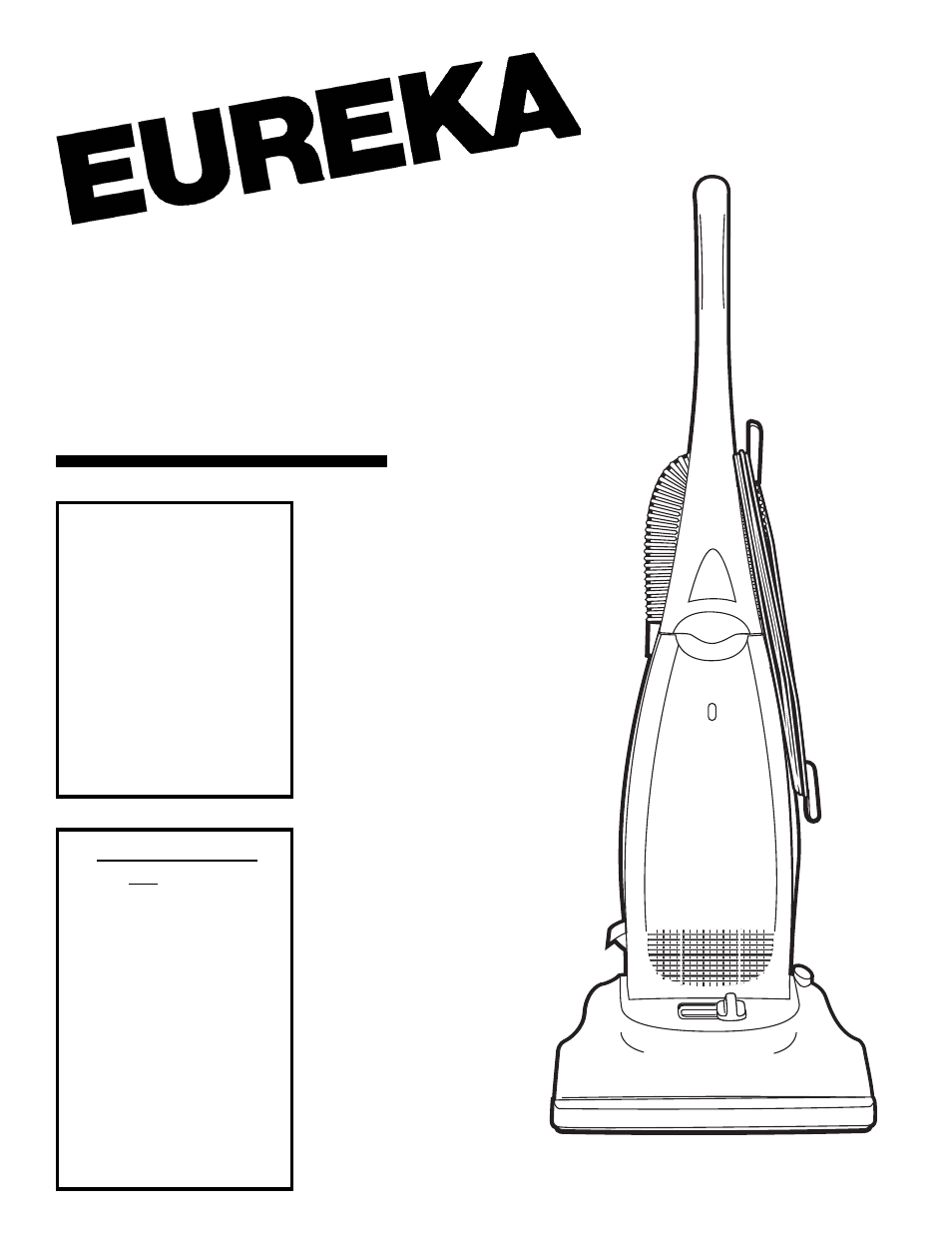 Eureka 2280 User Manual | 20 pages