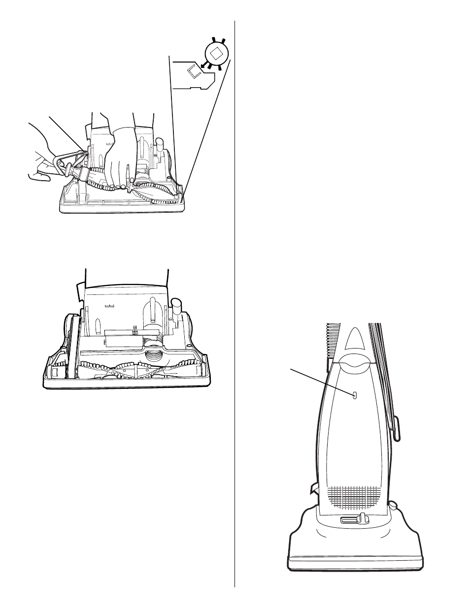 Disposable dust bag and filters, Bag change indicator | Eureka 2280 User Manual | Page 10 / 20