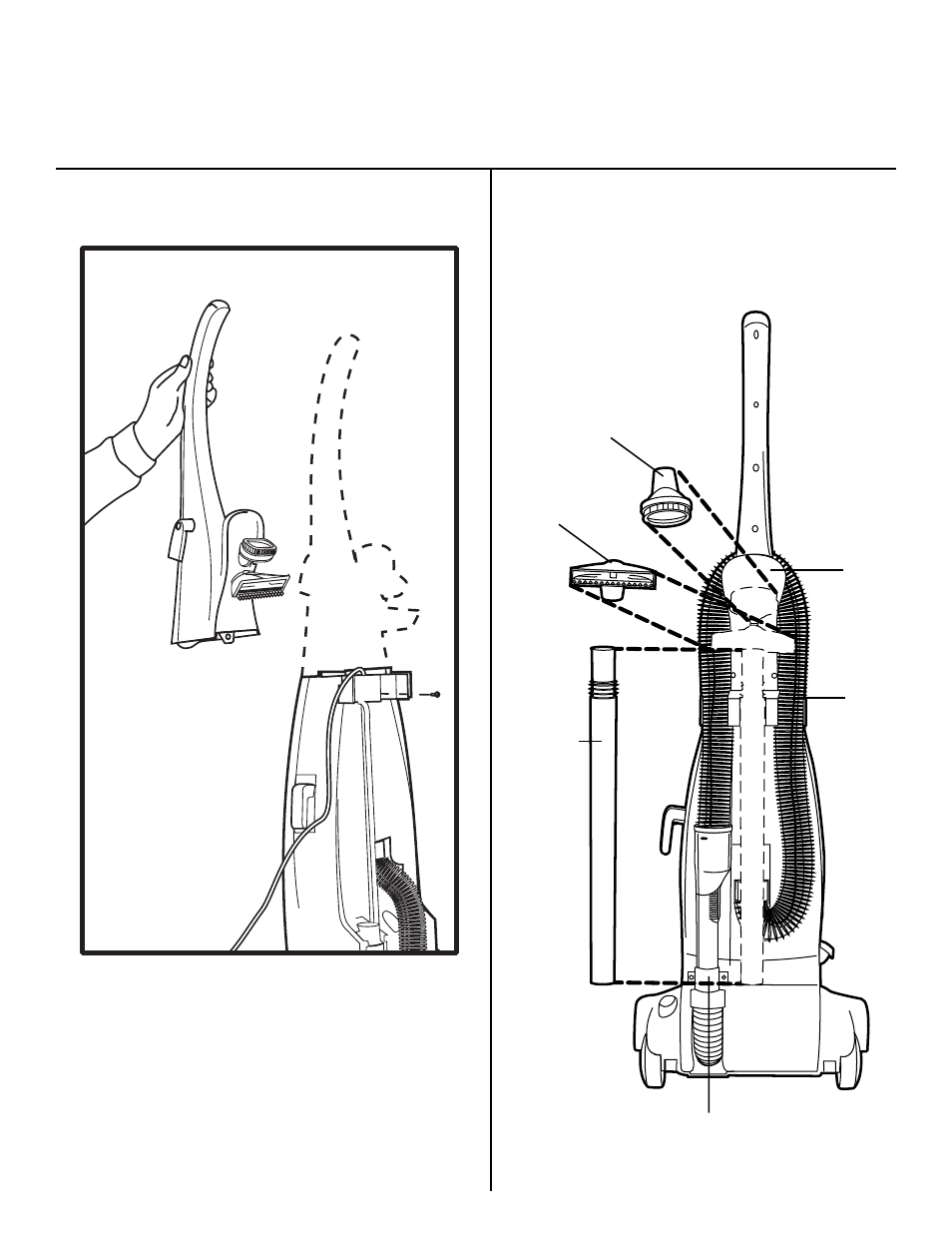 How to assemble, Step a attach handle, Step b store hose and accessories | Eureka 2280 User Manual | Page 5 / 20