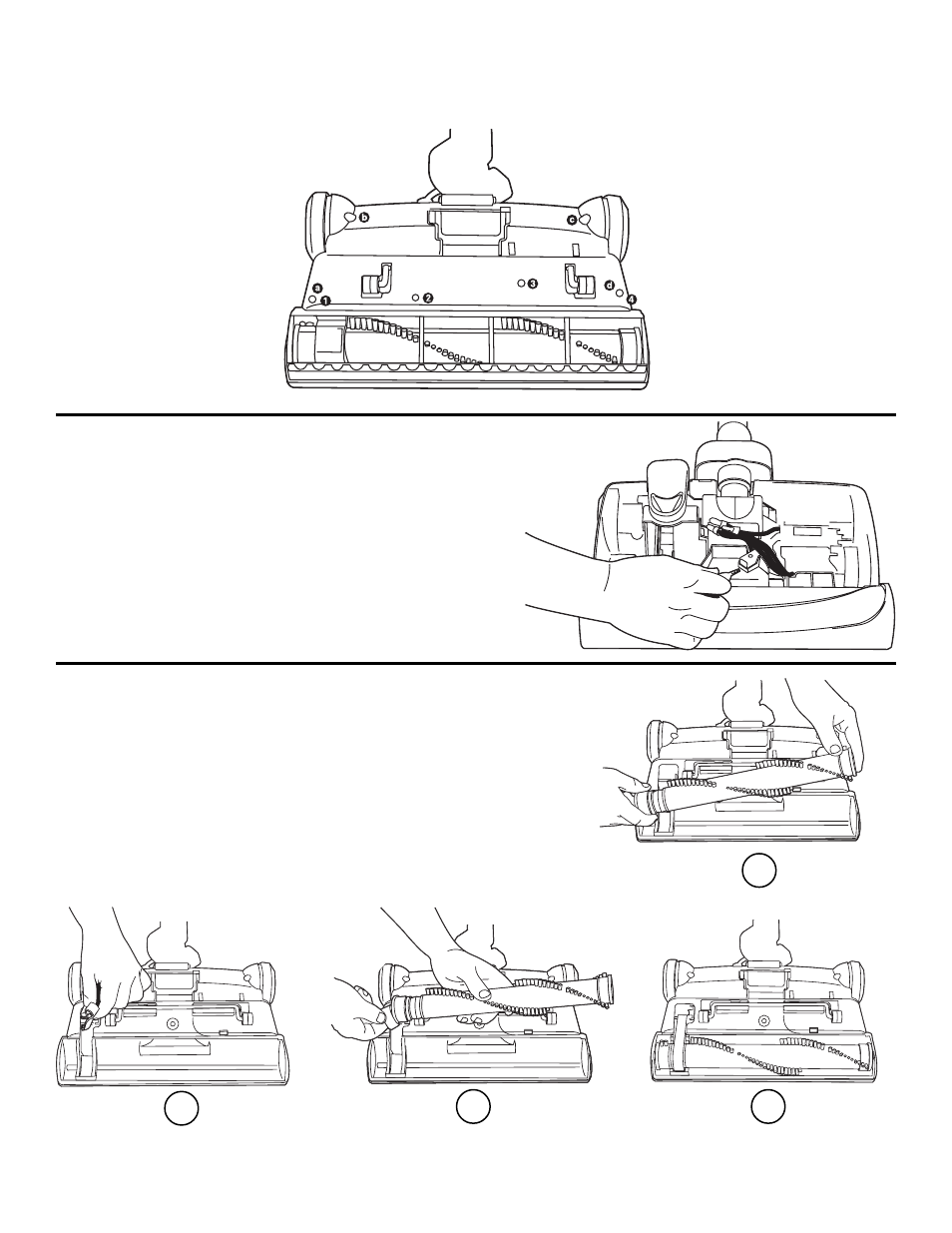 How to replace worn belt or light bulb, How to replace light bulb how to replace worn belt | Eureka 6900 User Manual | Page 12 / 15