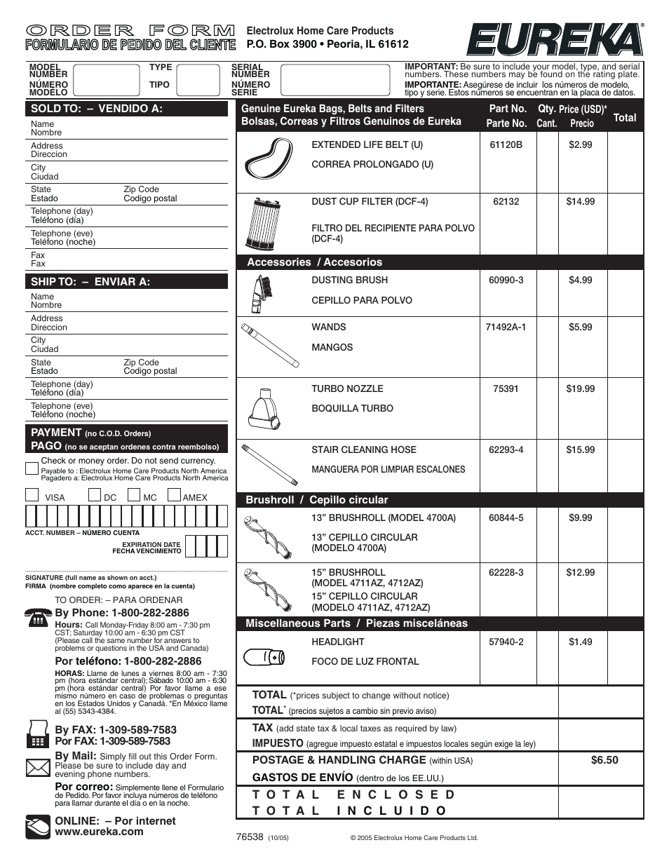 Eureka 4700 Series User Manual | Page 29 / 36