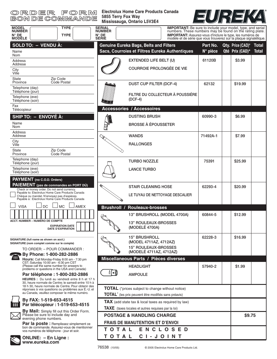 Eureka 4700 Series User Manual | Page 30 / 36