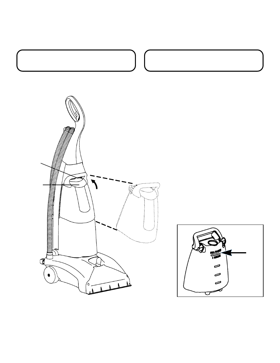 A. fill the clean water solution tank | Eureka 2500 User Manual | Page 9 / 24