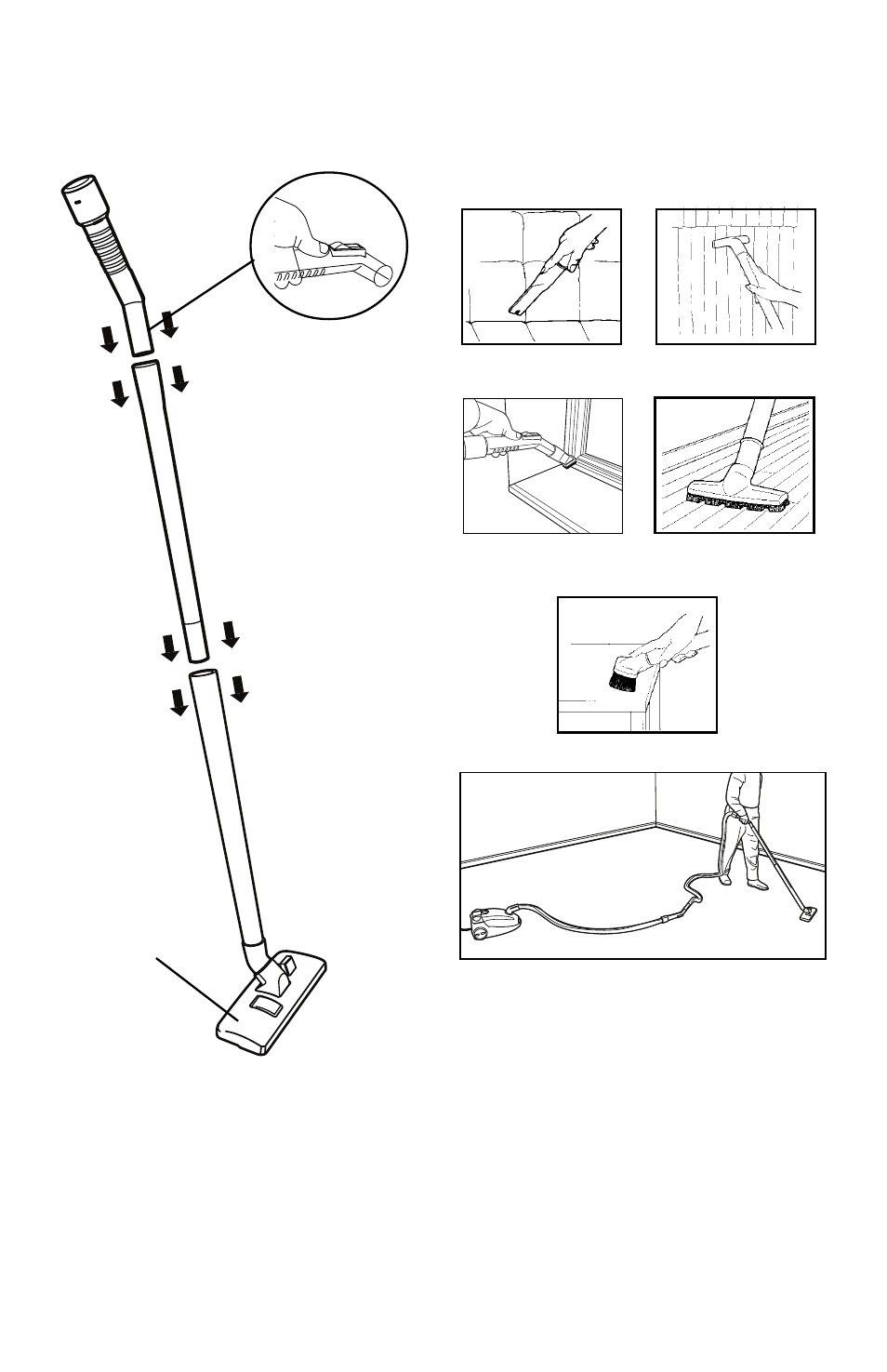 Cleaning accessories | Eureka 970-975 Series User Manual | Page 6 / 12