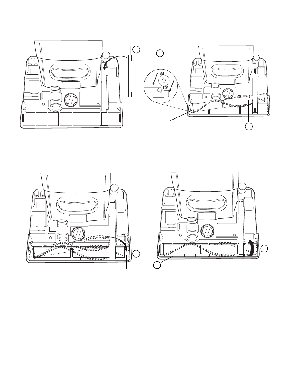 How to replace brush roll belt | Eureka 5190 Series User Manual | Page 11 / 20