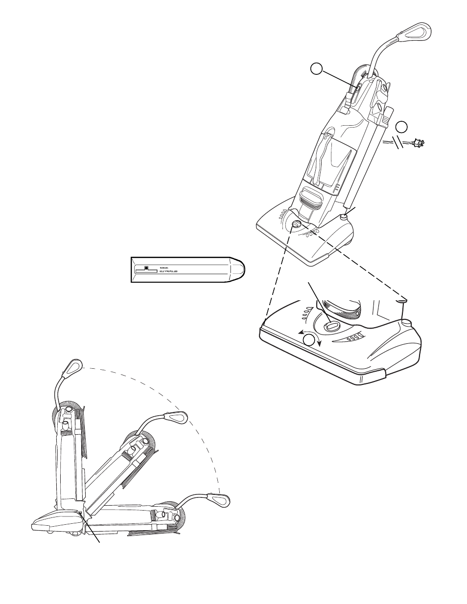 How to use the self-propelled vacuum cleaner, Thermal cut off | Eureka 5190 Series User Manual | Page 7 / 20