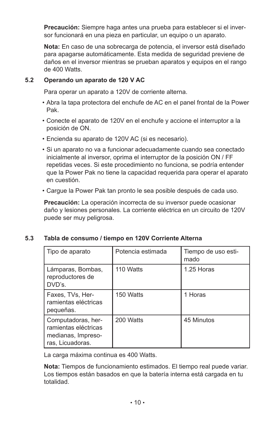 Eureka Power Pak JO-1800 User Manual | Page 12 / 16