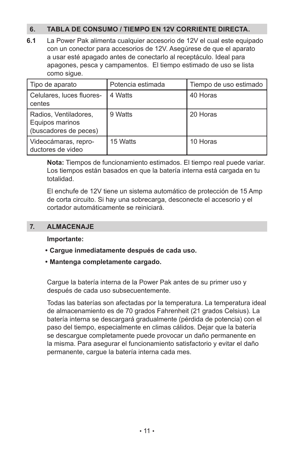 Eureka Power Pak JO-1800 User Manual | Page 13 / 16