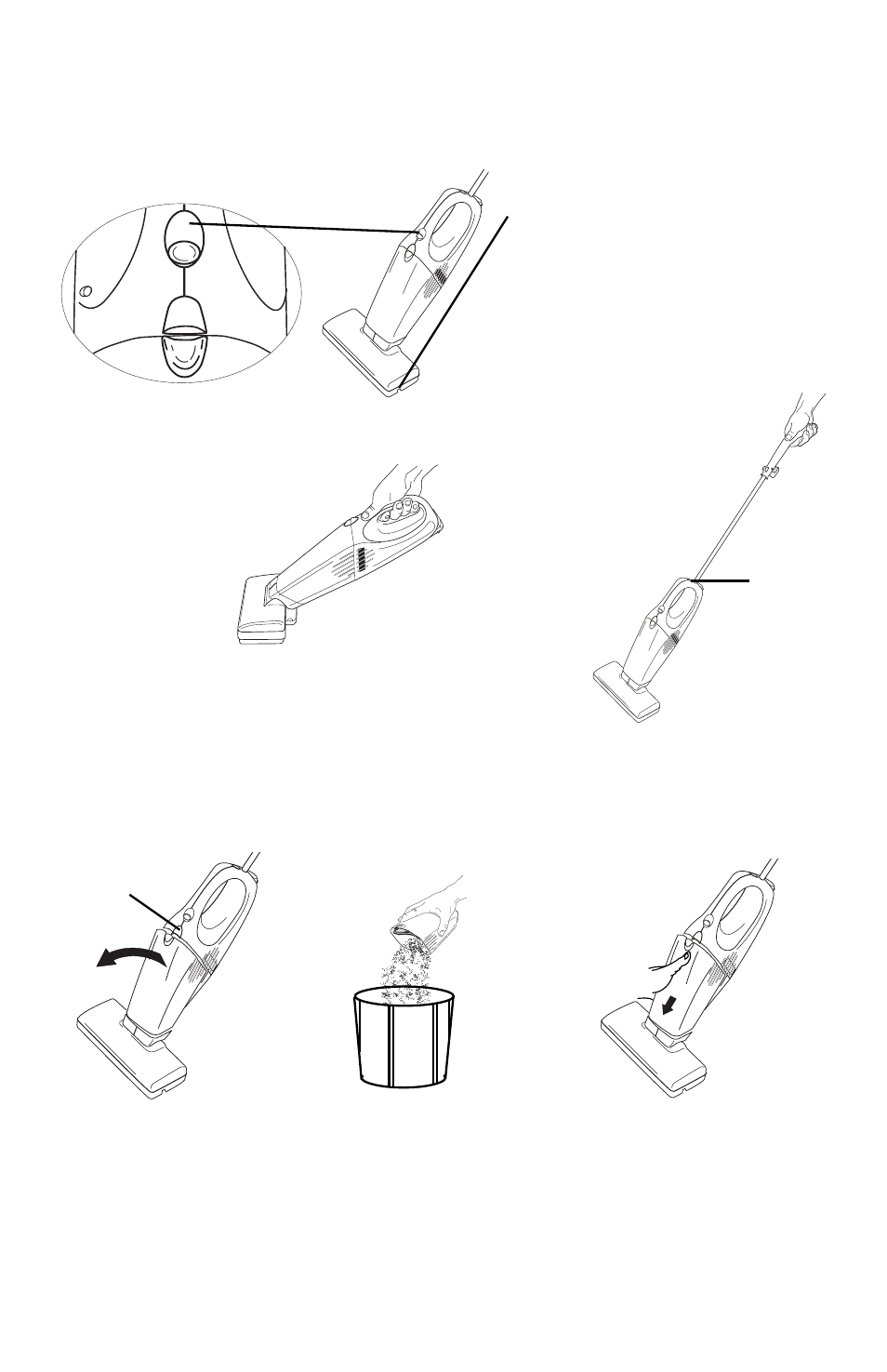 How to use power switch, How to maintain, Empty dust cup | Nozzle with edge kleener, Dual uses | Eureka 96B User Manual | Page 7 / 12