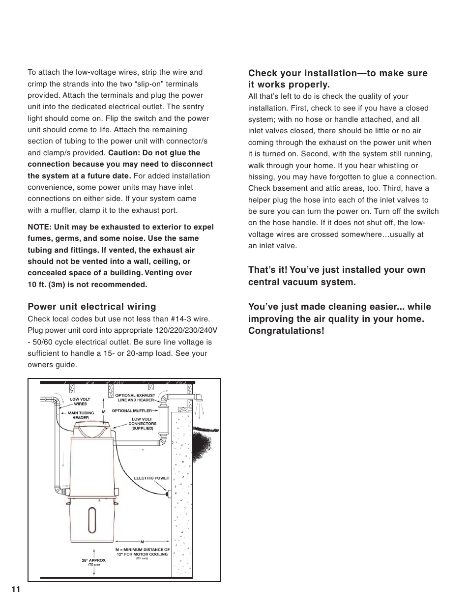 Eureka Central Vacuum Cleaner User Manual | Page 12 / 15