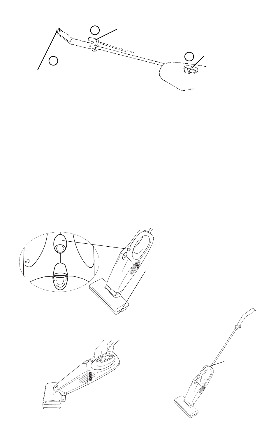 How to assemble, Nozzle with edge kleener, Store cord | Store unit, How to use power switch, Dual uses | Eureka 160 Series User Manual | Page 6 / 12