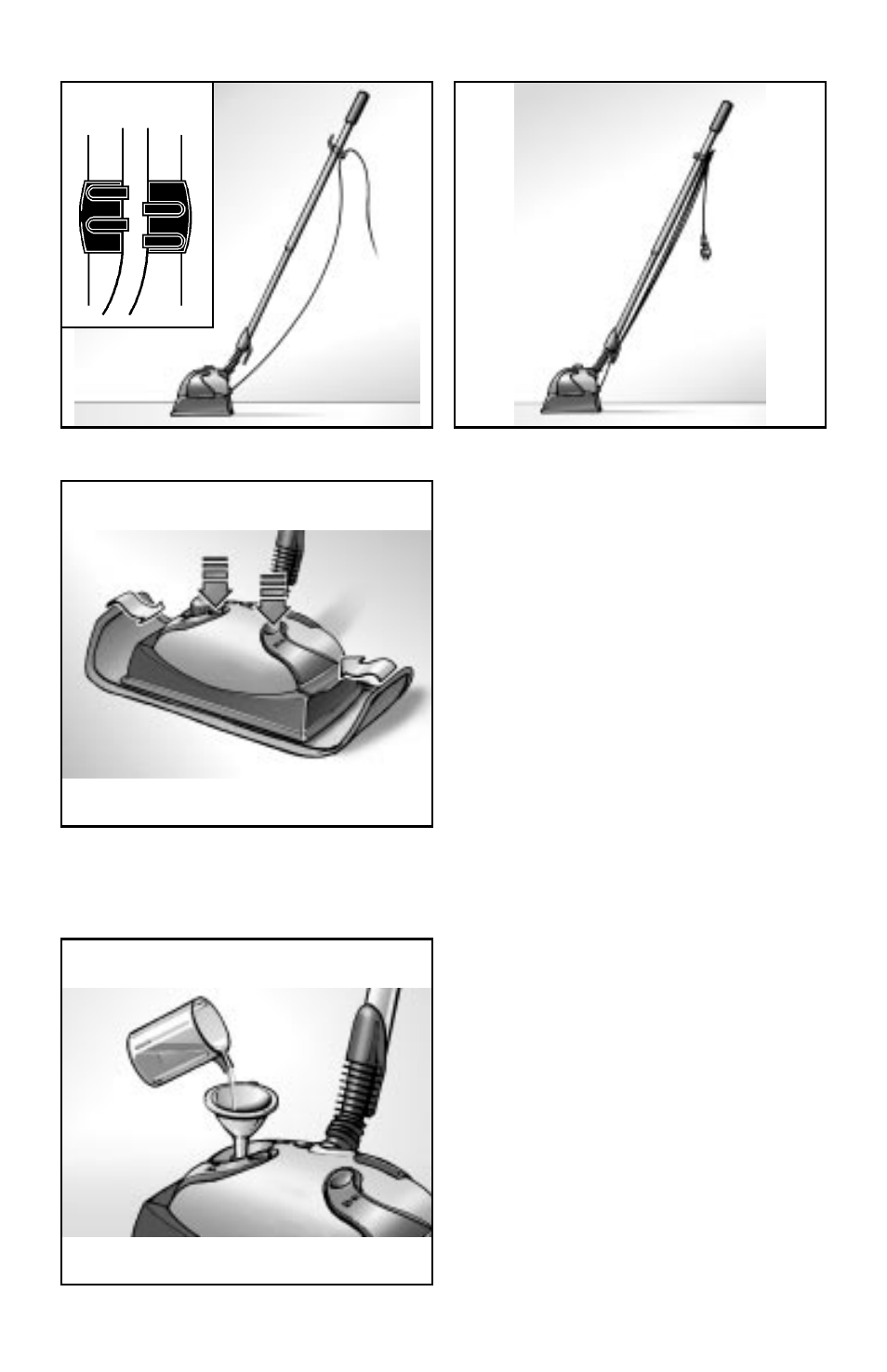 How to assemble and use | Eureka DELUXE ENVIRO STEAMER 310 User Manual | Page 8 / 16