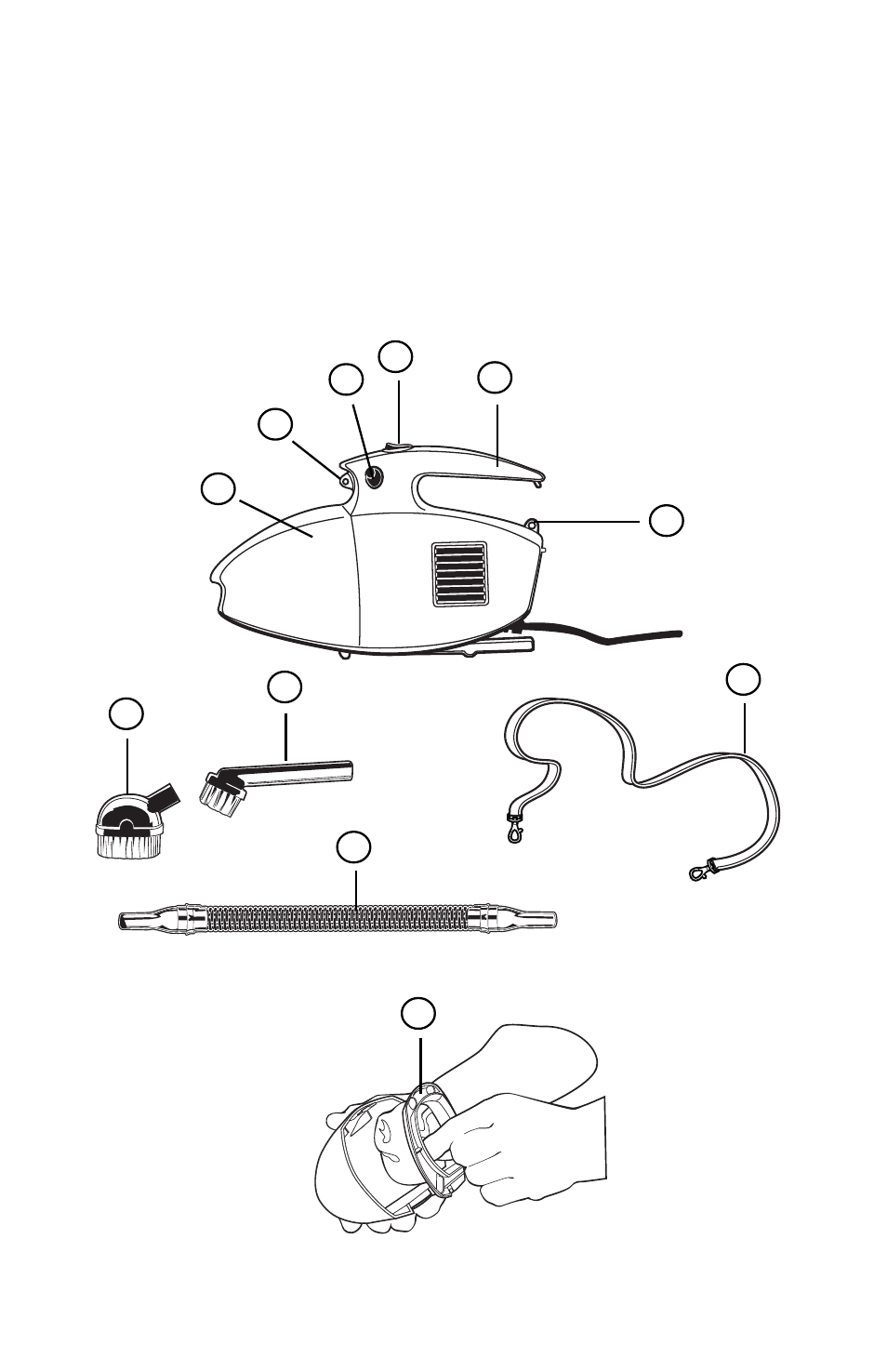 Identify parts | Eureka 50 User Manual | Page 5 / 12