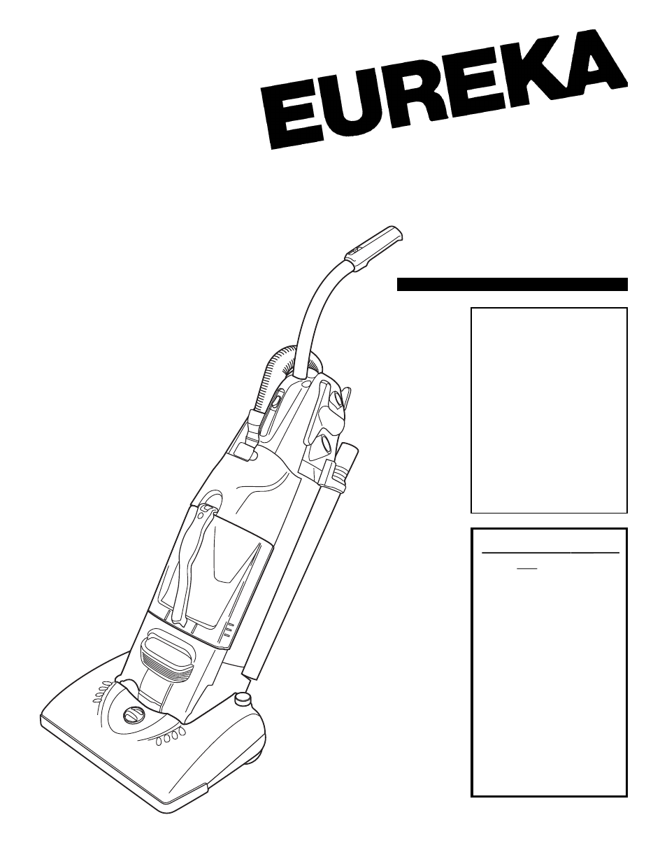 Eureka 5190 User Manual | 20 pages