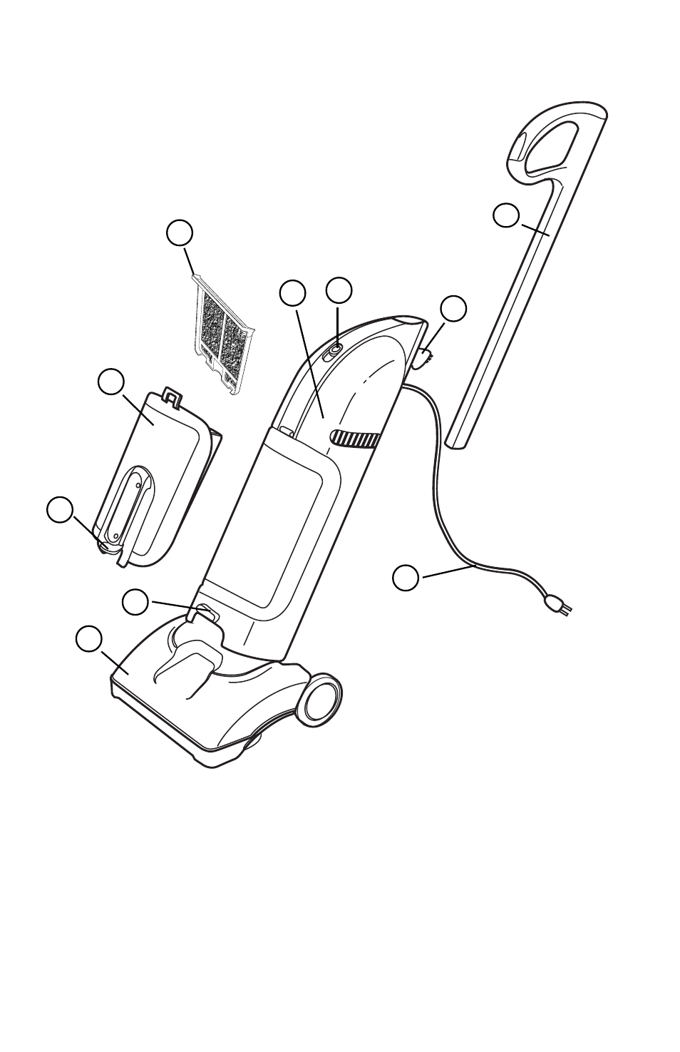 Identify parts | Eureka 400 Series User Manual | Page 5 / 12